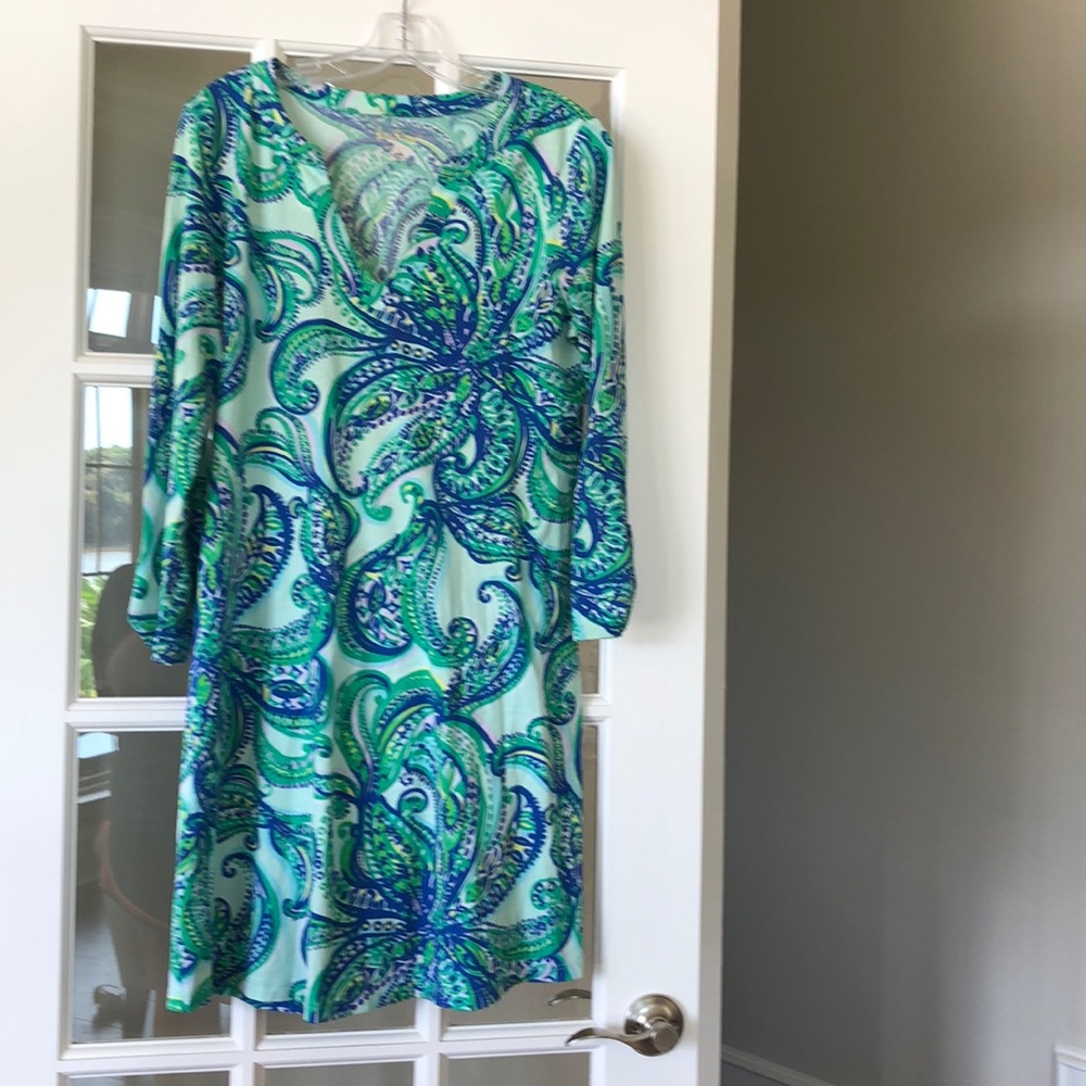 Lilly Pulitzer Green and Blue Dress